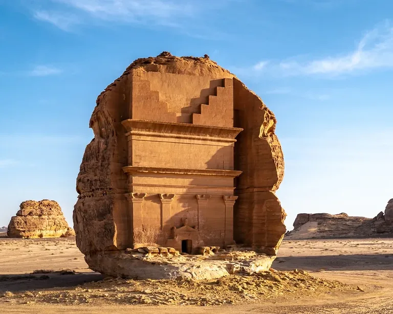 Nabataean tomb at Hegra in AlUla
