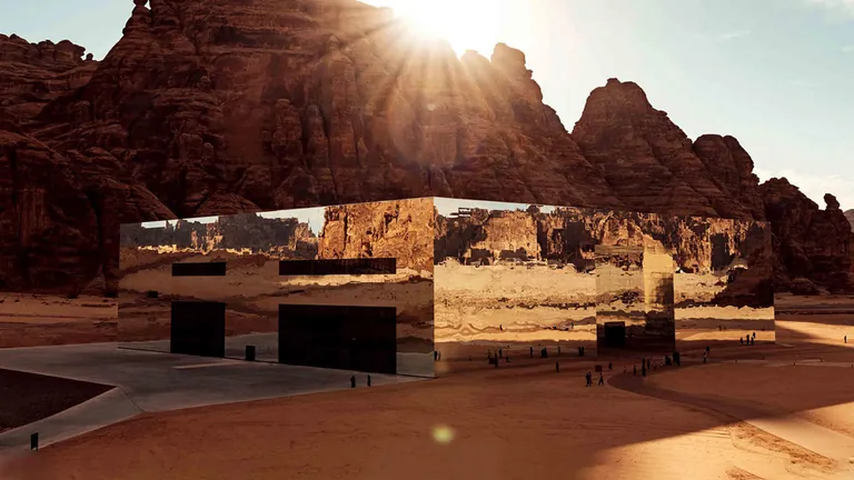 Maraya mirrored venue in Ashar Valley, AlUla